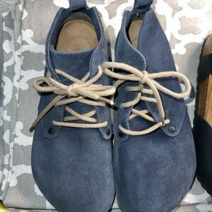 Birkenstock Dundee Boots black Suede Lace-Up boots size 38 (L7M5) New Condition